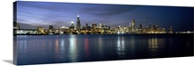 City at the waterfront, Chicago, Cook County, Illinois