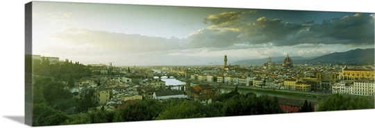 City from Piazzale Michelangelo, Florence, Tuscany, Italy