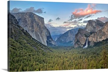 Clouds over a valley, Yosemite Valley, Yosemite National Park, California