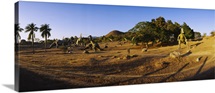 Dinosaur sculptures in a park, Dinosaur Park, Santiago De Cuba, Cuba