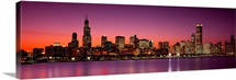 Dusk Skyline Chicago IL