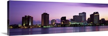 Dusk Skyline New Orleans LA