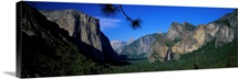El Capitan and Bridal Veil Falls Yosemite National Park CA