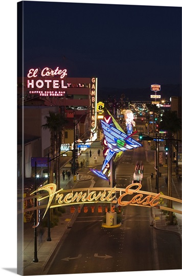 El Cortez, Fremont Street, The Strip, Las Vegas, Nevada