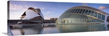 Entertainment buildings at the waterfront, City Of Arts And Sciences, Valencia, Spain