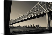 Greater New Orleans Bridge, Mississippi River, New Orleans, Louisiana