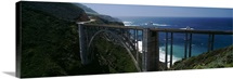 High angle view of a bridge, Bixby Bridge, Big Sur, California