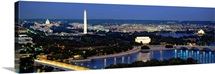 High angle view of a city, Washington DC