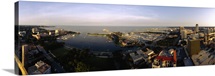 High angle view of buildings at the waterfront, Tampa Bay, Florida