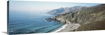 High angle view of the beach, Big Sur, Monterey, California
