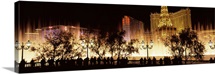 Hotels in a city lit up at night The Strip Las Vegas Nevada