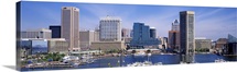 Inner Harbor Federal Hill Skyline Baltimore MD