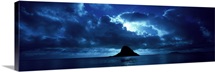 Island in the sea, Chinaman's Hat (Mokolii), Oahu, Hawaii