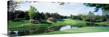 Lake on a golf course, Congressional Country Club, Bethesda, Maryland