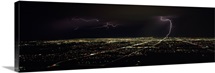 Lightning in the sky over a city, Phoenix, Maricopa County, Arizona