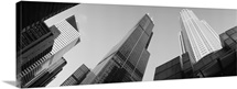Low angle view of buildings, Sears Tower, Chicago, Illinois