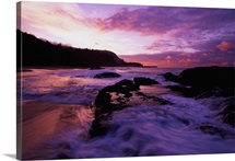 Lumahai Beach at Sunset HI