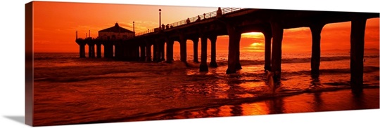 Manhattan Beach Pier, Manhattan Beach, Los Angeles County, California