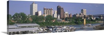 Mud Island Marina Skyline Memphis TN