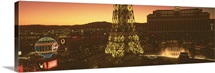 Nevada, Las Vegas, High angle view of a city