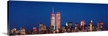 New York City, skyline with World Trade Center