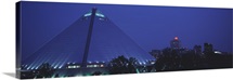 Night The Pyramid and Skyline Memphis TN