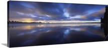 Panoramic view of a river, Vuoksi River, Imatra, Finland