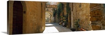 Pedestrian walkway, Orvieto, Umbria, Italy