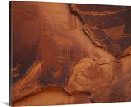 Petroglyphs on the rocks, Monument Valley Tribal Park, Arizona