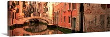 Reflection of buildings in water, Venice, Italy
