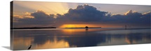 Reflection of clouds in the sea, Everglades National Park, near Miami, Florida