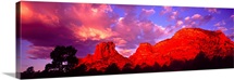Rocks at Sunset Sedona AZ