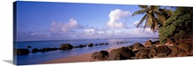 Rocks on the beach, Anini Beach, Kauai, Hawaii