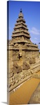 Ruins of a temple, Shore Temple, Mahabalipuram, Tamil Nadu, India