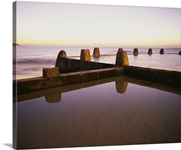Salt water pool on the beach, Coogee Beach, Sydney, Australia