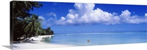 South Pacific Ocean Matira Beach Tahiti