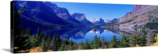 St Mary Lake Glacier National Park MT