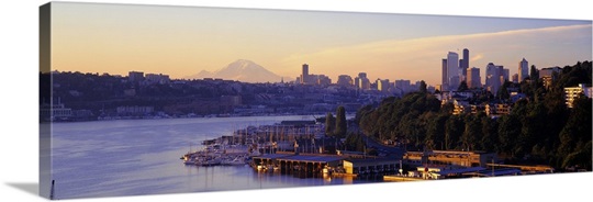 Sunrise Lake Union Seattle Washington