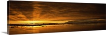 Sunrise over the sea, Antarctica