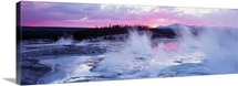 Sunset Norris Geyser Basin WY