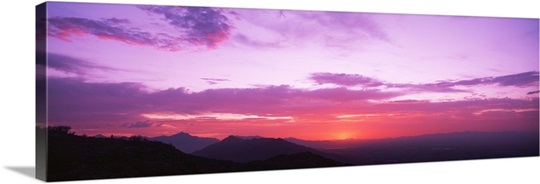 Sunset Sierra Estrella Mountains Phoenix AZ