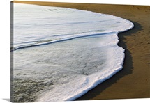 Surf on sandy beach, Outer Banks, North Carolina