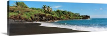 Surf on the beach, Black Sand Beach, Maui, Hawaii