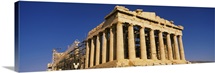 The ruins of a temple, Parthenon, Athens, Greece
