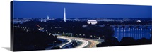 Traffic on the road, Washington Monument, Washington DC
