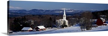 Vermont, Peacham, winter