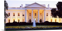 Washington DC, White House, twilight