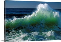 Wave crashing on Pacific Coast, Oregon, united states,