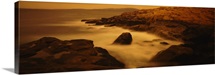 Waves breaking against rocks, Schoodic Peninsula, Acadia National Park, Maine
