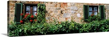 Windows Monteriggioni Tuscany Italy